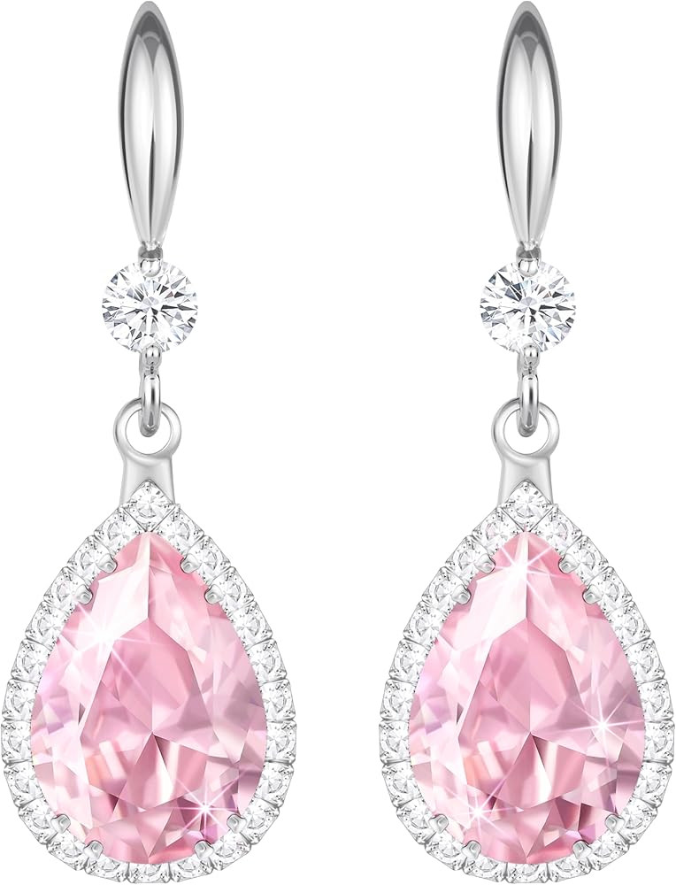 Linawe Imitation Diamond Dangle Earrings for Women Trendy, Rhinestone Drop Chandelier Earrings, T... | Amazon (US)