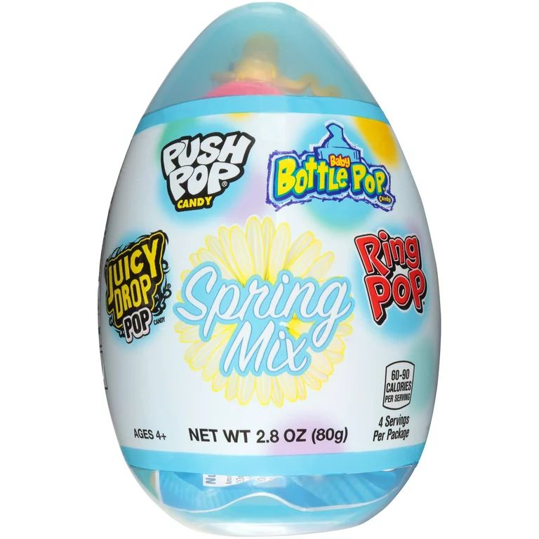 Lollipop Easter Egg Mix with Ring Pop, Push Pop, Juicy Drop Pop and Baby Bottle Pop, 2.8 oz | Walmart (US)