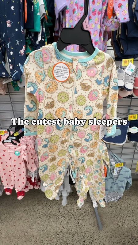 Walmart has the cutest baby zip up sleepers right now. Only $6 and features fold over mittens and an inverted zipper  

#LTKbump #LTKkids #LTKbaby