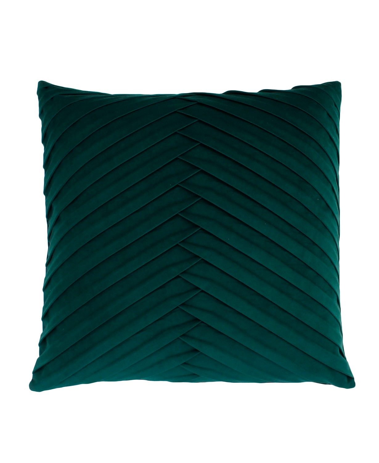 James Pleated Velvet Pillow, 20" x 20" | Macys (US)