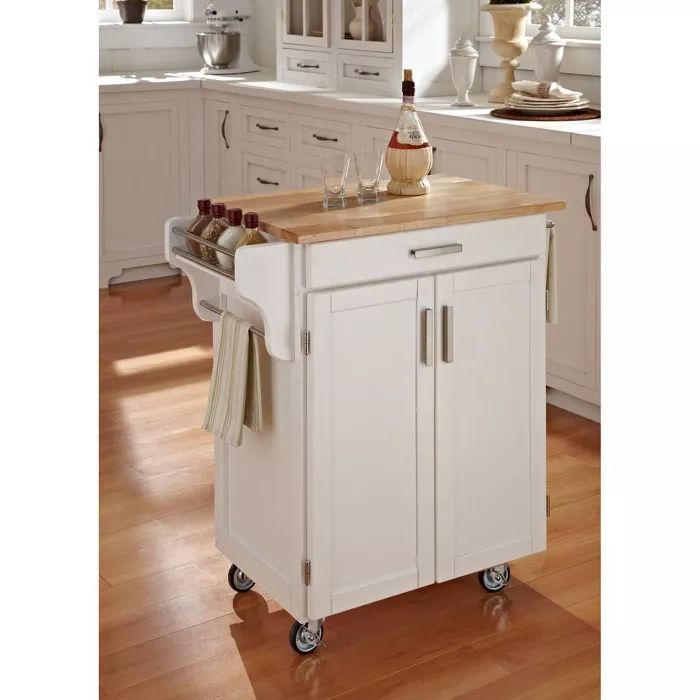 Cuisine Kitchen Carts And Islands White Base - Home Styles | Target