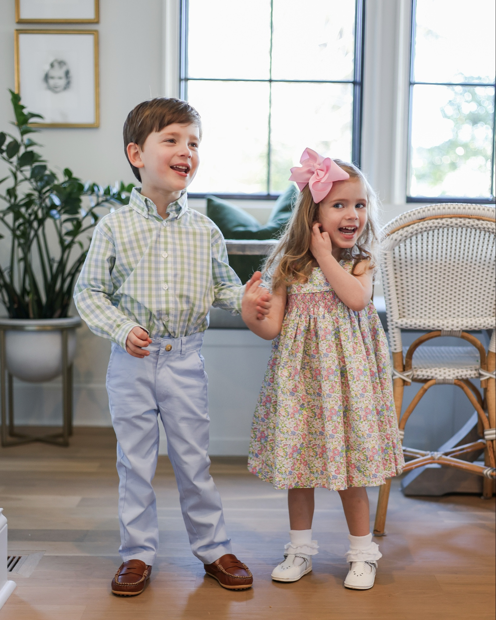 We are getting spring fever after trying on these new arrivals from @littleenglishclothing! 🌸 Blair’s floral dress also comes in a bubble and blouse version. 💐 I’ve linked a few more of our favorites too! 

#LTKKids #LTKFamily #LTKSpring