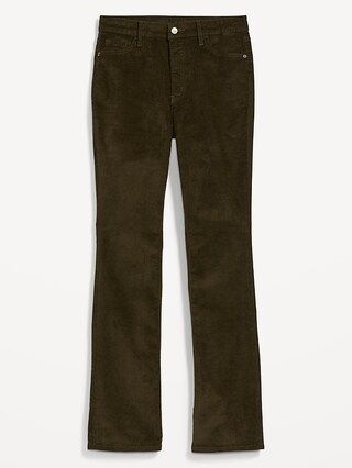 Extra High-Waisted Kicker Corduroy Boot-Cut Pants for Women | Old Navy (US)