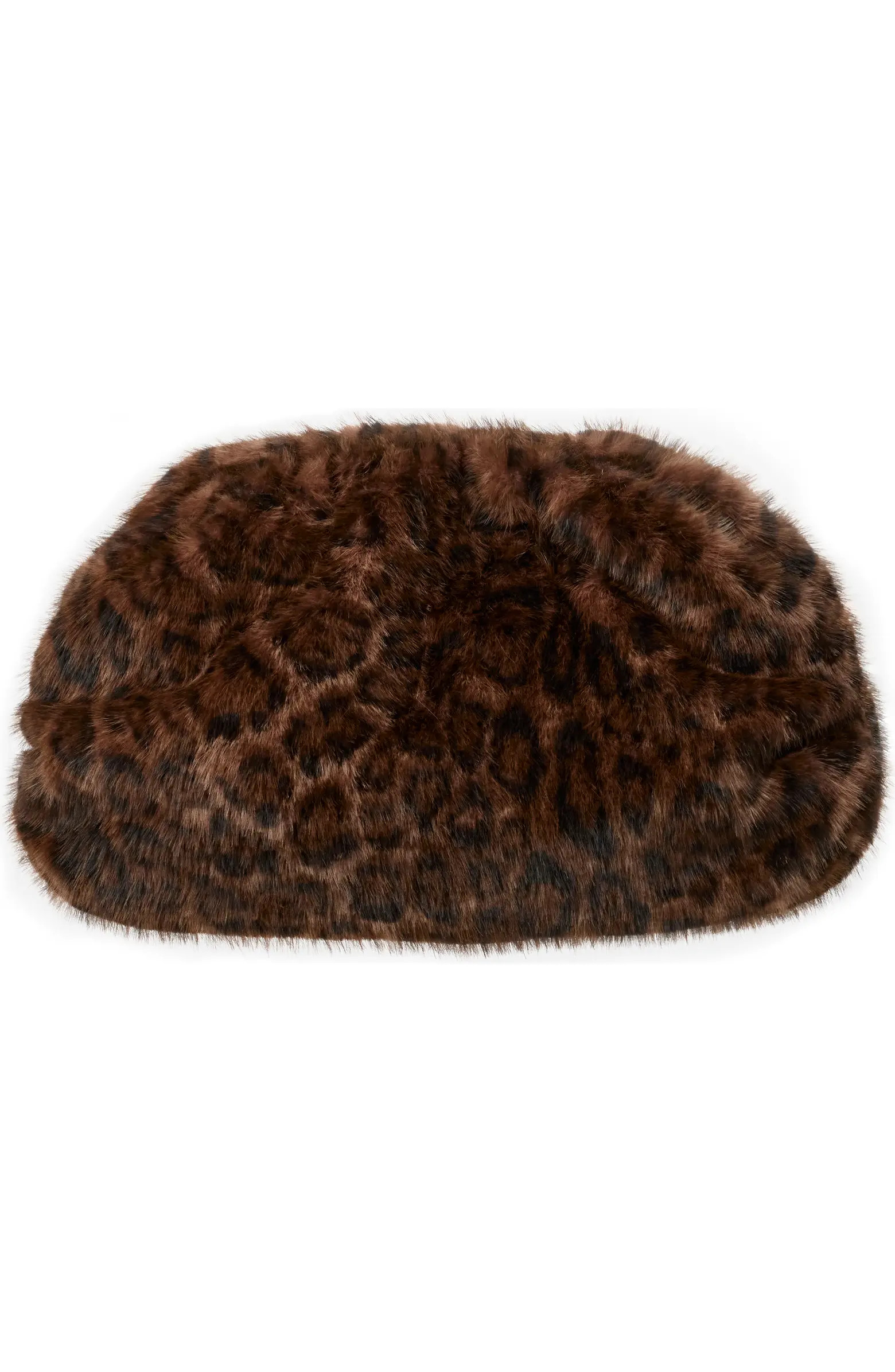 Leopard Faux Fur Clutch | Nordstrom