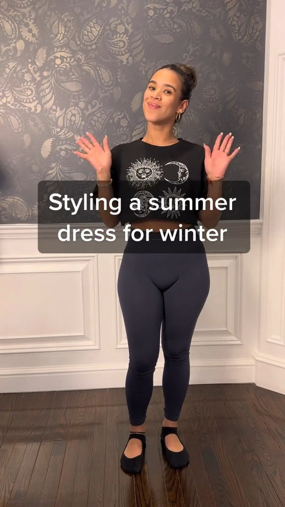 Styling a summer dress for winter❄️ 

#LTKSeasonal #LTKstyletip #LTKFind