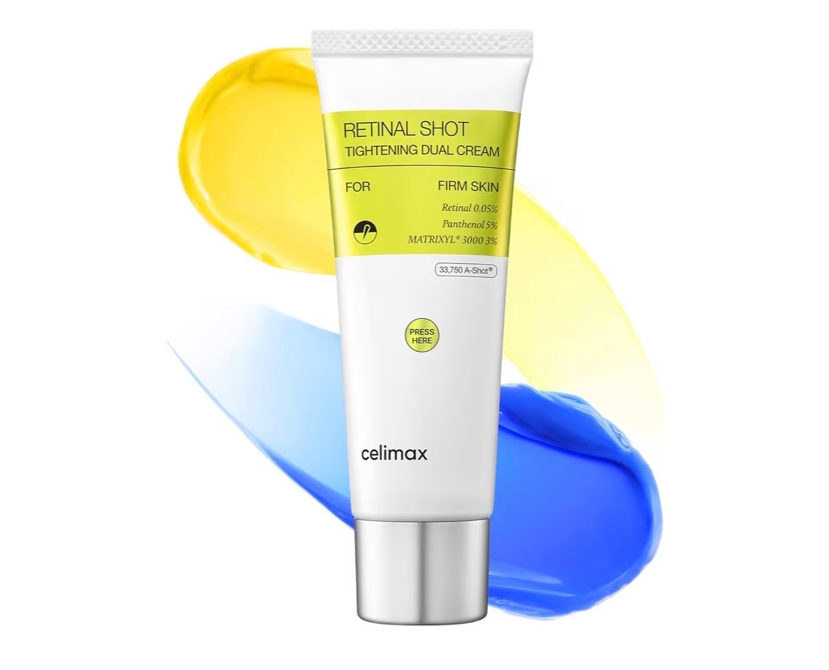 celimax The Vita-A Retinal Shot Tightening Dual Cream, 1.69 fl.oz
0.05% Retinal, 3% Matryxyl, 5% Panthenol, High-Strength Retinoid, Anti Aging & Relief Cream, Wrinkles & Fine Lines, Firm Skin
Amazon Korean skincare

#LTKBeauty