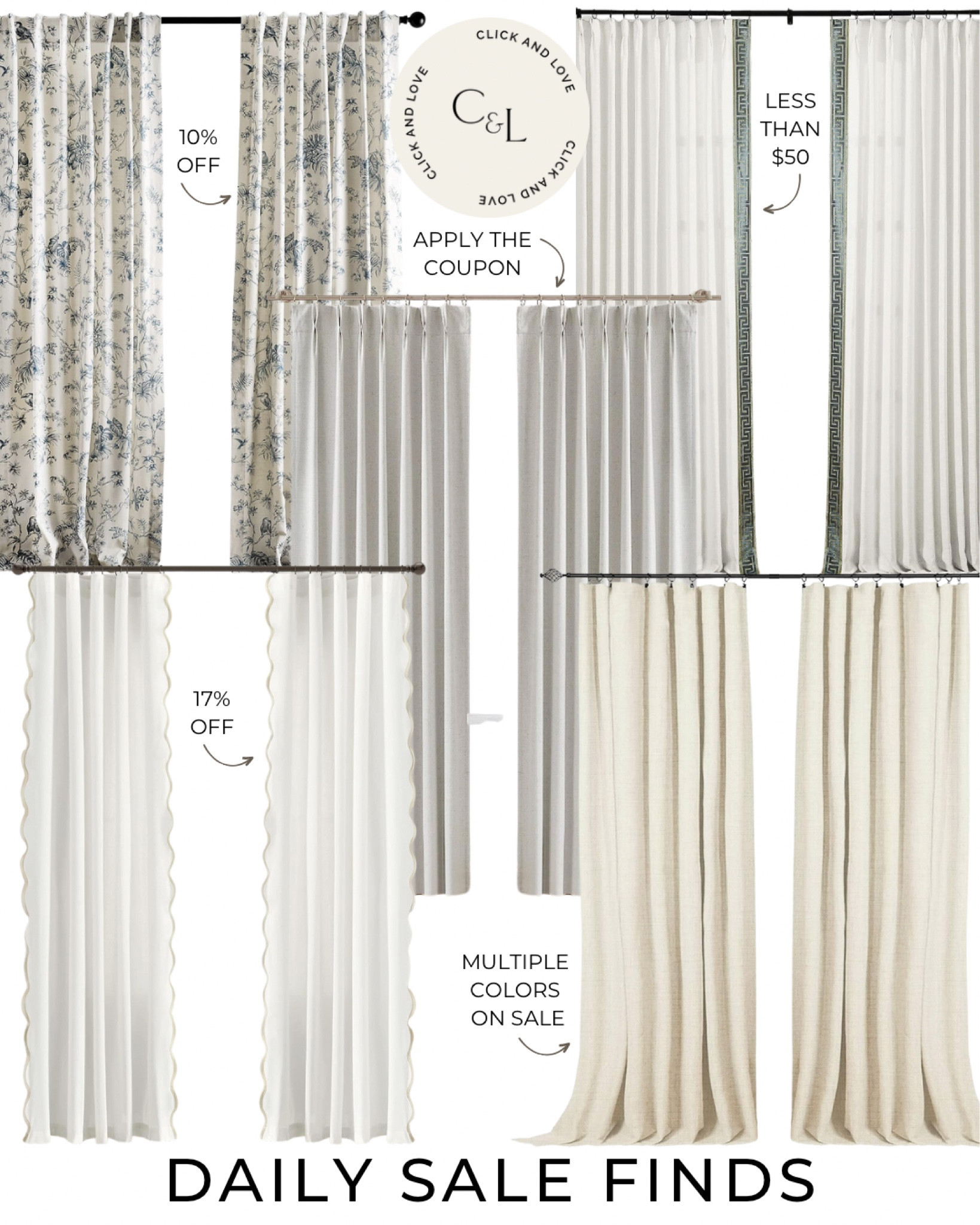 Amazon home curtains all on sale! These scalloped panels are so pretty ✨

curtains, drapery, window treatments, blackout curtains, velvet curtains, neutral drapery, budget friendly curtains, plaid curtains, pinch pleat, light filtering panels, scalloped panels, Amazon curtains, living room, bedroom, guest room, dining room, entryway Amazon, Amazon home, Amazon finds, Amazon must haves, Amazon sale, sale finds, sale alert, sale #amazon #amazonhome

#LTKhome #LTKunder50 #LTKsalealert