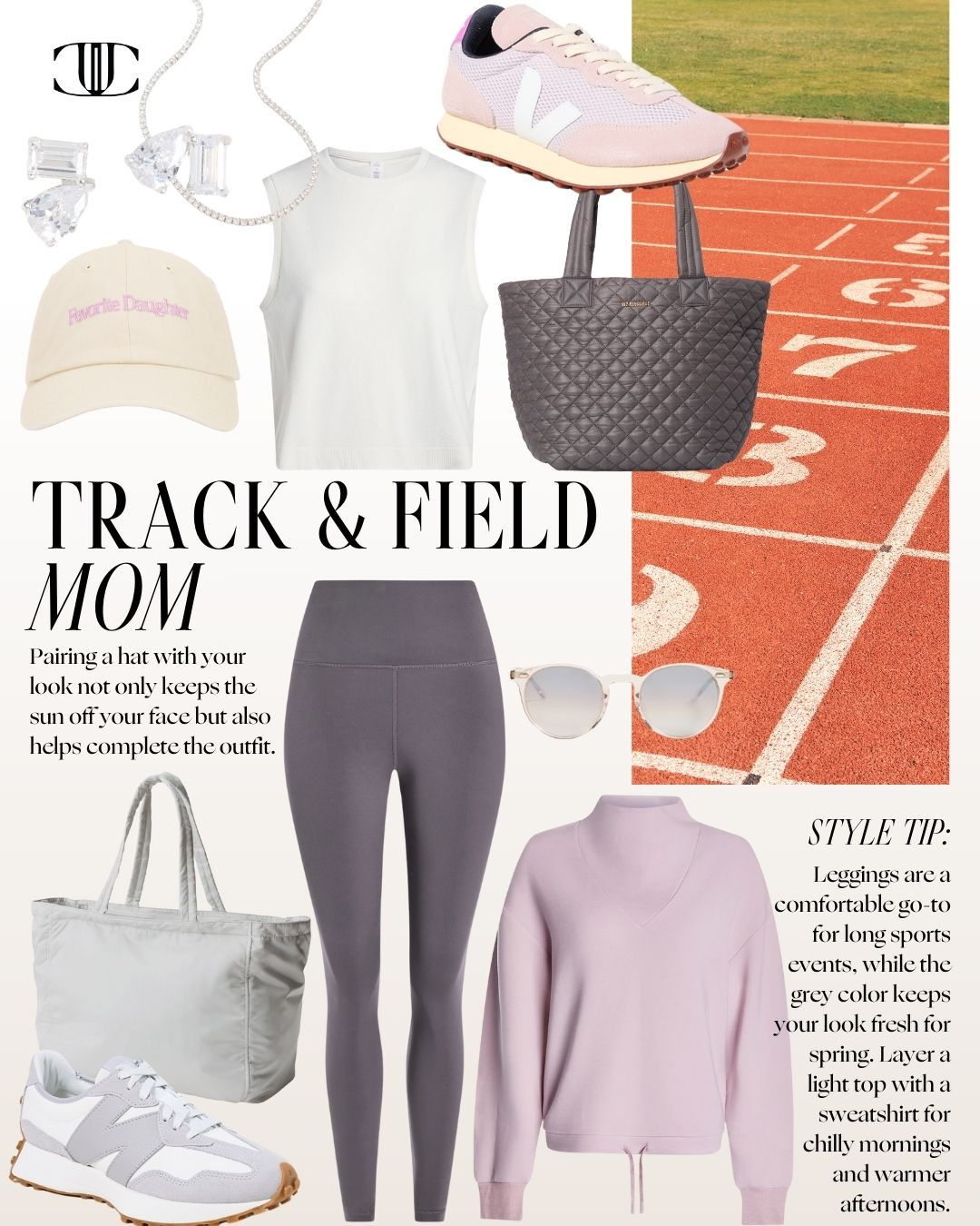 Track & Field Mom Style

Activewear, loungewear, sports mom outfit, sports mom style, high-rise leggings, yoga pants, baseball cap, tank top, large woven tote bag

#LTKActive #LTKStyleTip #LTKOver40