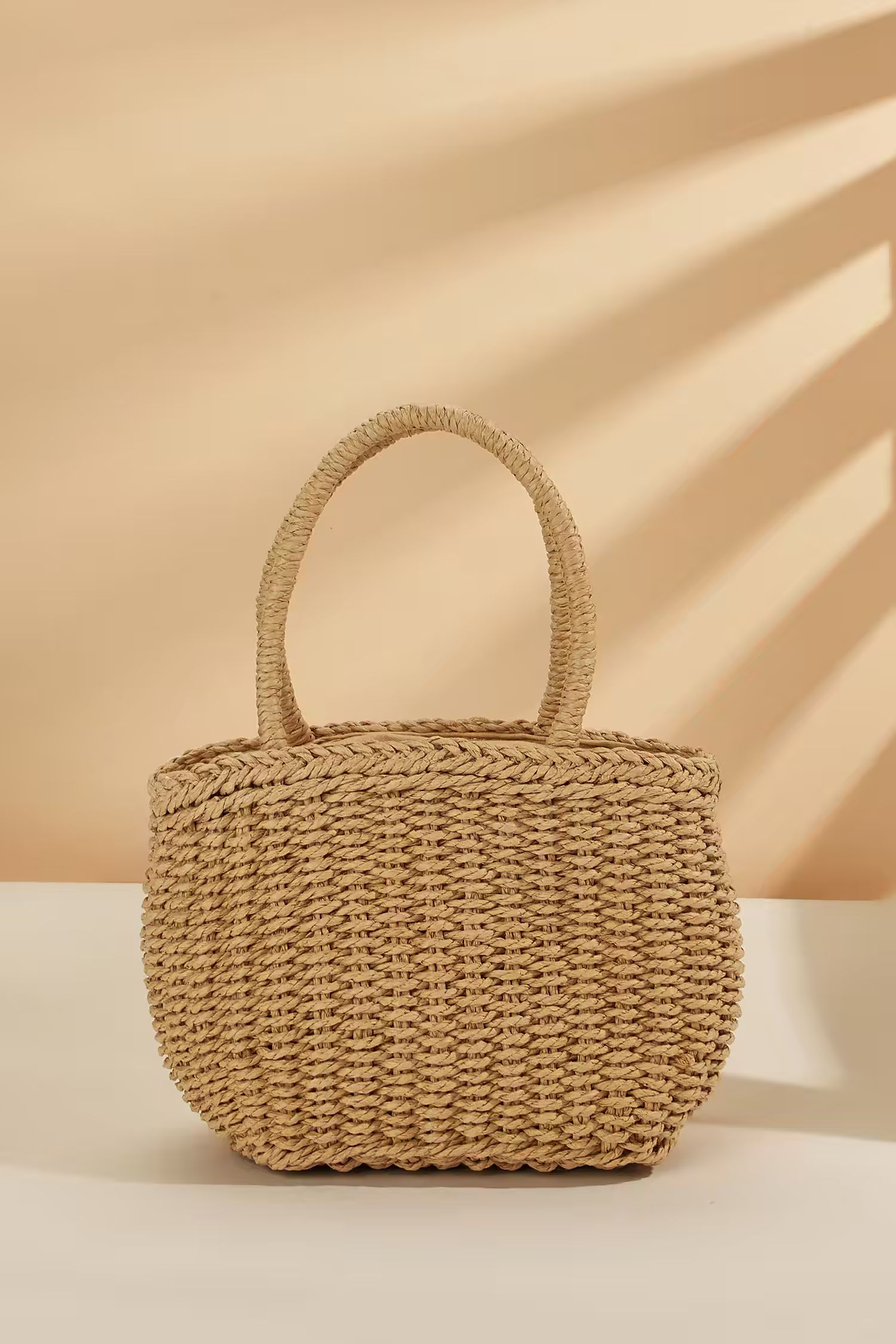 Round Handle Straw Bag | Cupshe US