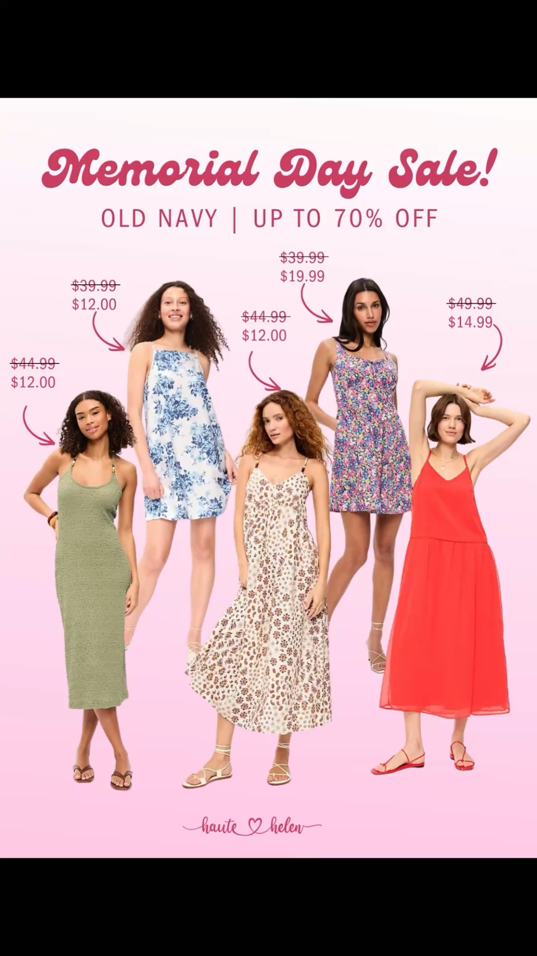 Memorial Day sale is here!

Score up to 75% off at Old Navy!

#sale #discount #deals

#LTKSaleAlert #LTKSeasonal #LTKootd