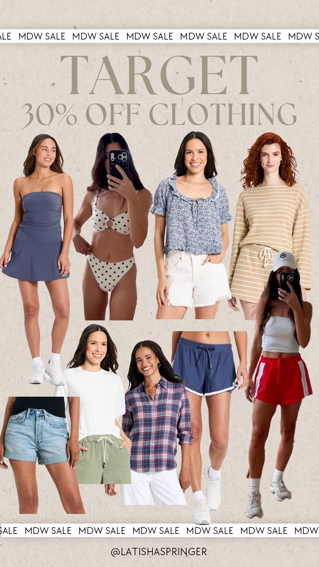 30% off Target clothing this MDW! My favorite polka dot bikini and best active shorts are included!

#targetdeals

Target deals. Target fashion. Target summer style. Target swim. Target active dress. Target summer activewear. Target summer matching set.

#LTKootd #LTKSeasonal #LTKSaleAlert