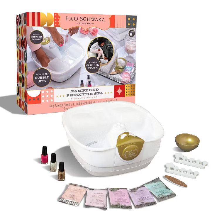 FAO Schwarz Deluxe Foot Spa Set - 14pc | Target