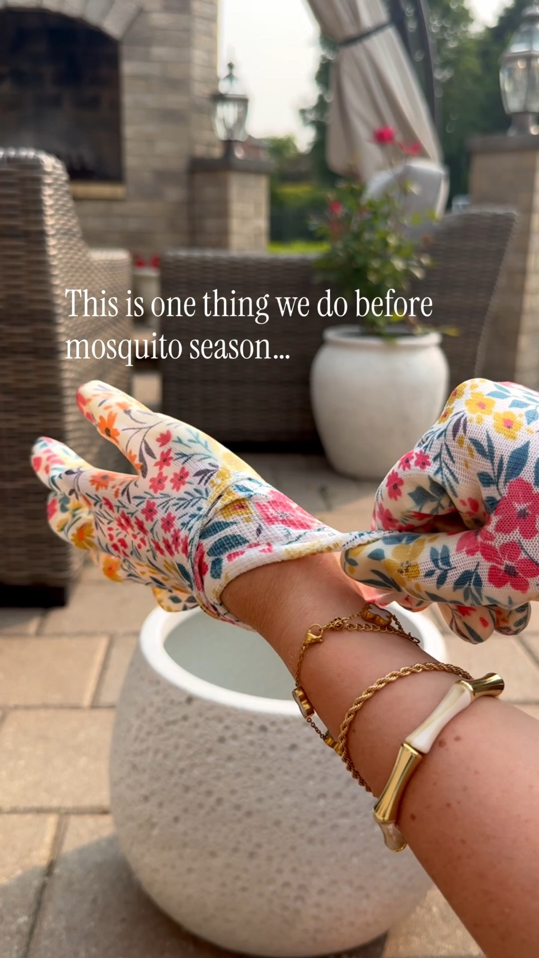 One of those backyard tips we tried last year and decided to repeat again this season 🤍

#LTKHome #LTKSeasonal