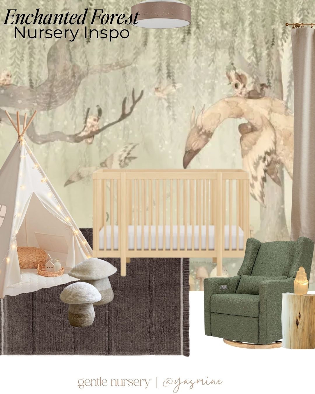 Enchanted Forest Nursery Inspo ✨

#LTKBaby #LTKBump