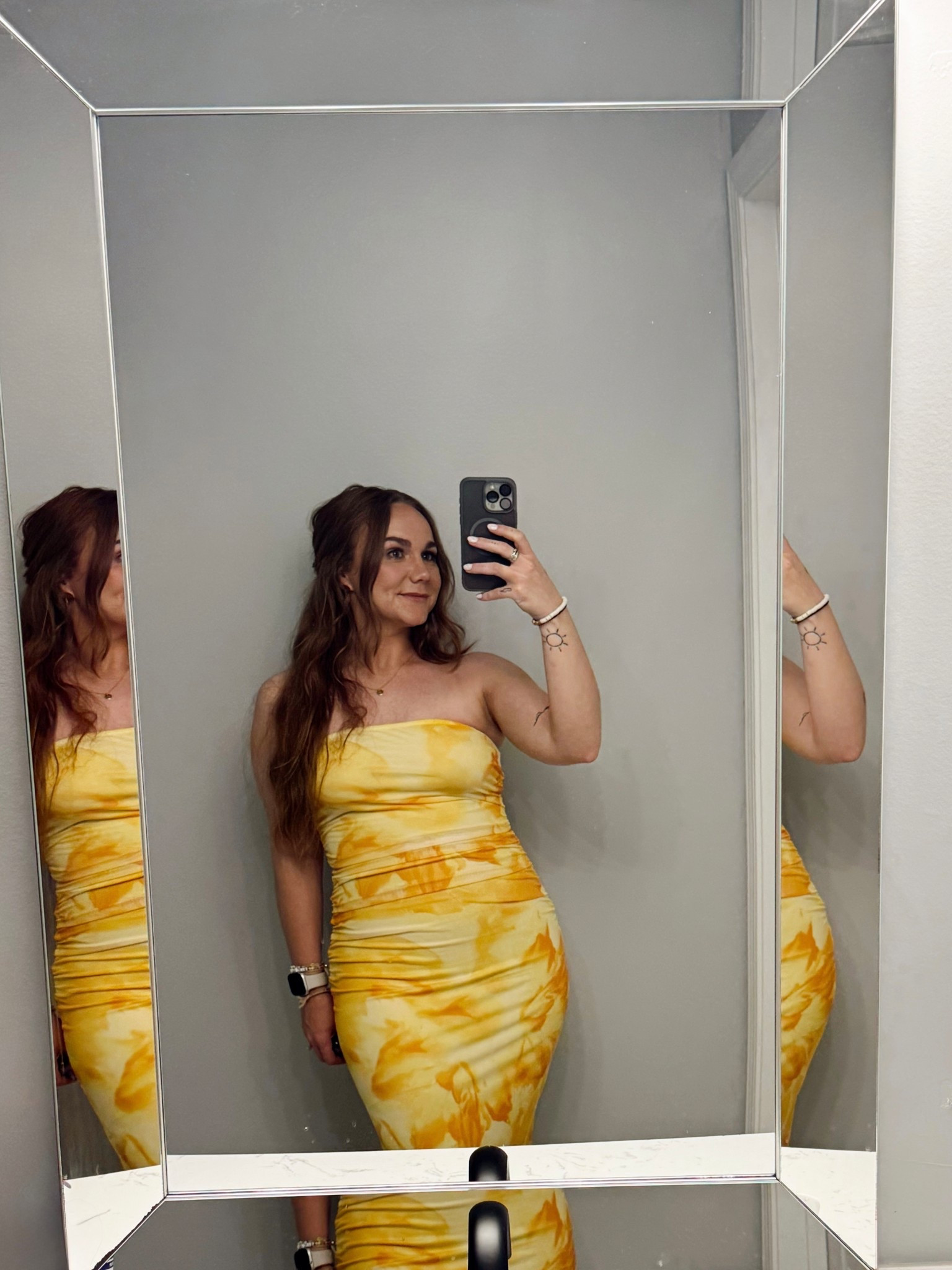 Perfect last minute wedding guest dress 💛

Wearing a medium, TTS!

#LTKWedding #LTKFindsUnder50 #LTKPetite