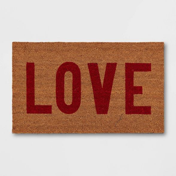 Love Doormat Red - Threshold&#8482; | Target