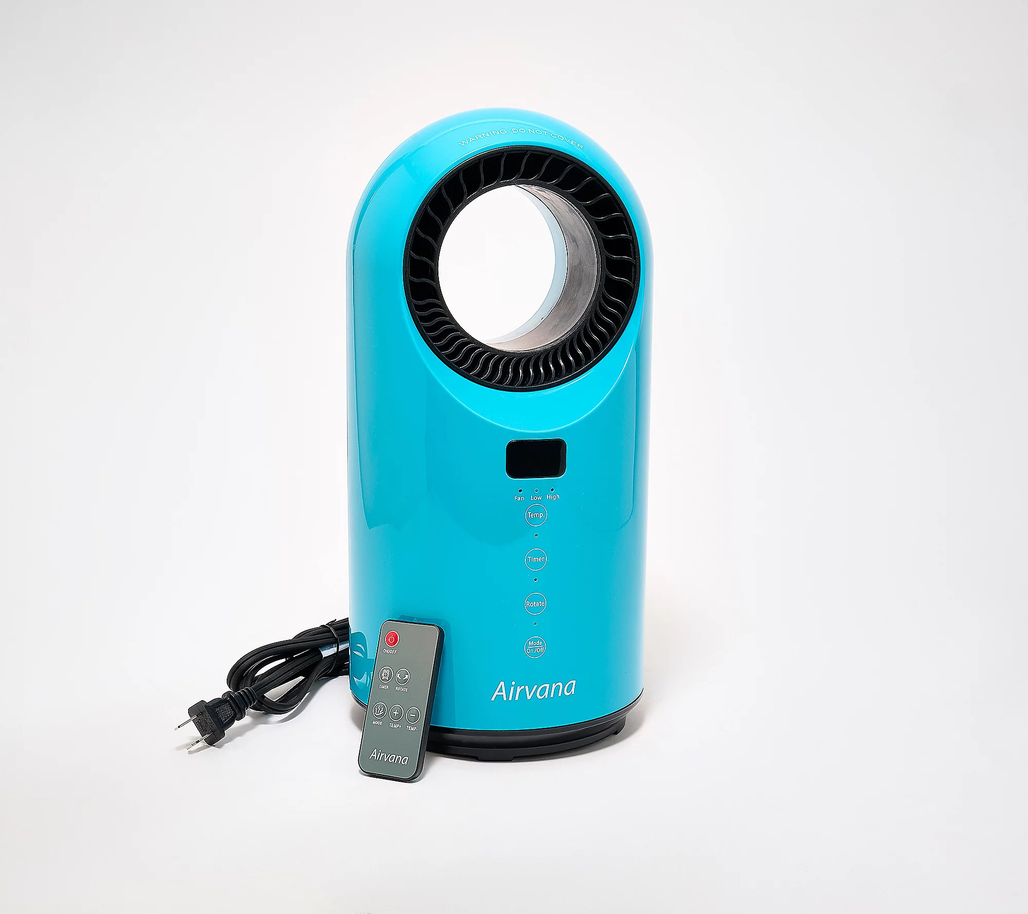 Airvana 1500W Turbine Vortex Heater with Remote | QVC