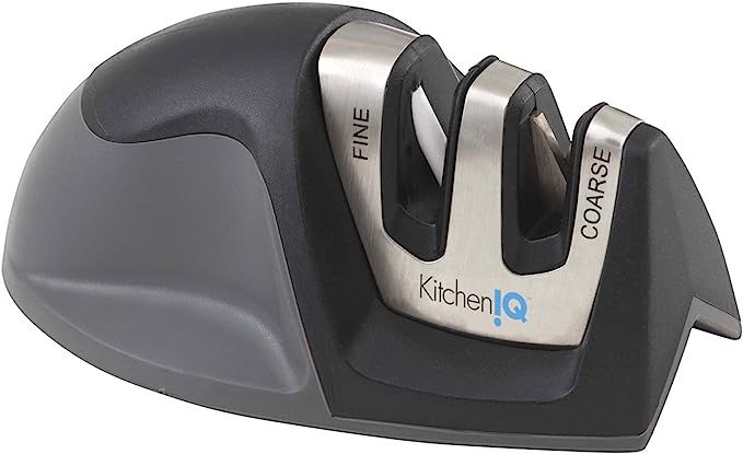 KitchenIQ 50009 Edge Grip 2-Stage Knife Sharpener, Black | Amazon (US)
