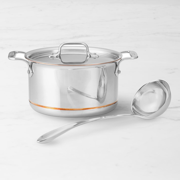 All-Clad Copper Core Soup Pot with Ladle, 4-Qt. | Williams-Sonoma