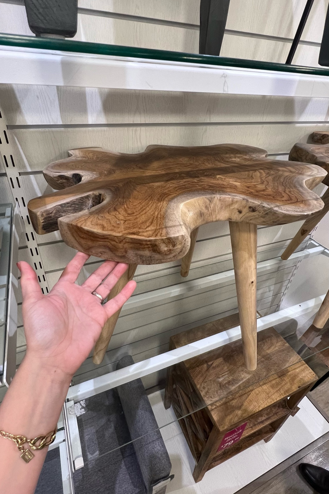 Stunning unique pieces will spice up your space✨#interiordecor #interiordesign #furniture #cb2 #target #homegoods #ideas #decor #home #sidetable #table #designer #wood #sale #amazon 

#LTKhome #LTKFind #LTKstyletip