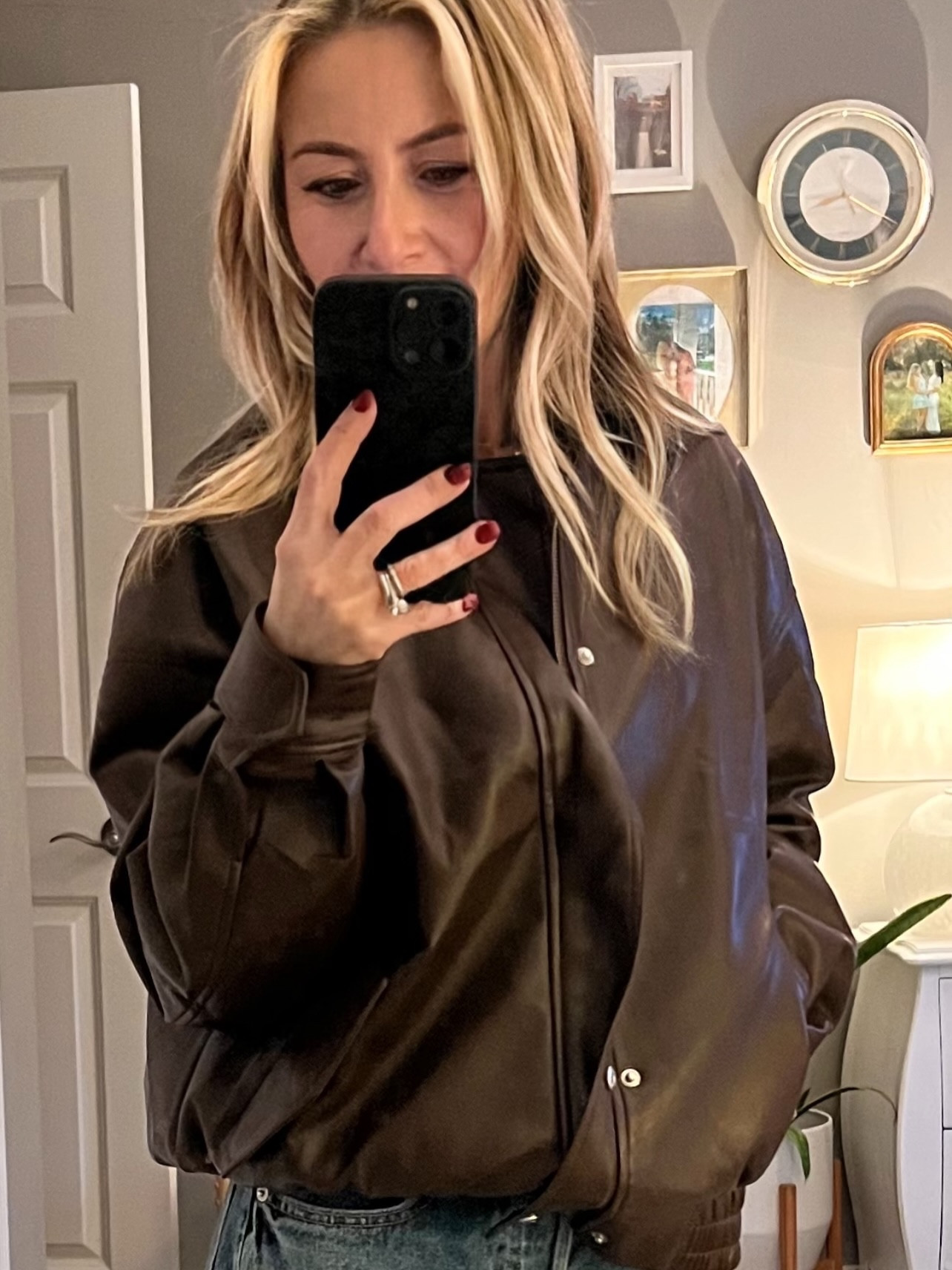 Still in love with jackets, especially the price tag! Oversized faux-leather: bold and effortless. Suede bomber: smooth and timeless. Cropped trench: modern, affordable and chic. 🖤✨ All linked in my LTK 
#fashionforall #styleessentials