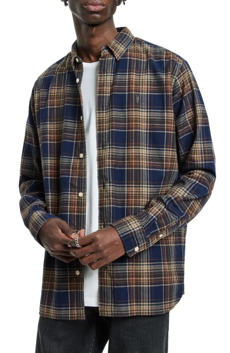 Bayshore Plaid Flannel Button-Up Shirt | Nordstrom