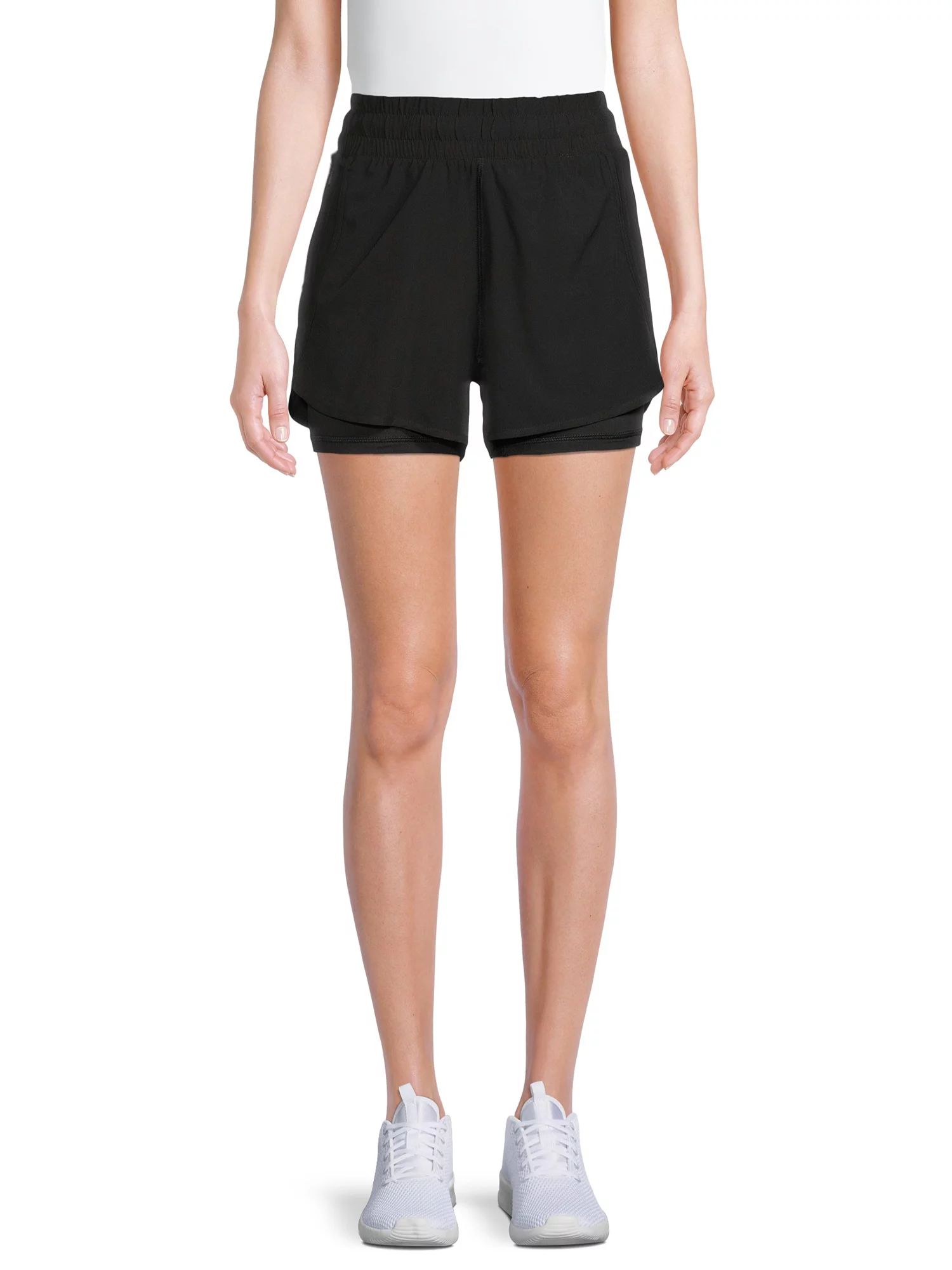 Avia Women's Running Shorts with Bike Liner - Walmart.com | Walmart (US)