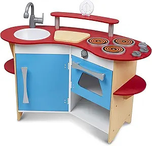 Melissa & Doug Cook's Corner Wooden Kitchen | Amazon (US)