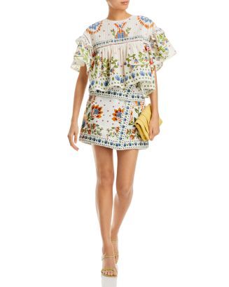 Summer Garden Clip Dot Blouse & Summer Garden Mini Skirt | Bloomingdale's (US)