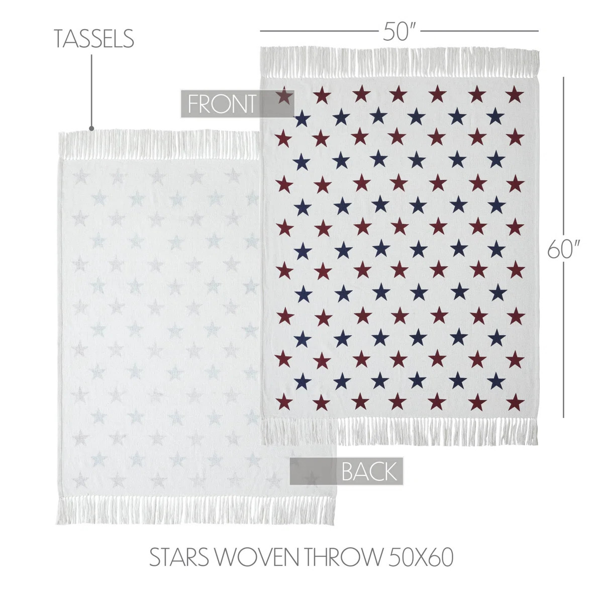 Celebration Stars Woven Throw 50x60 | Wayfair North America