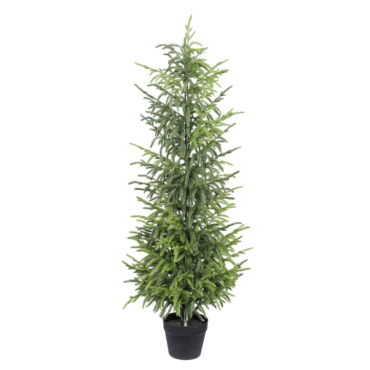 60" Real Touch Norfolk Pine Christmas Tree For Home Decor | Wayfair North America