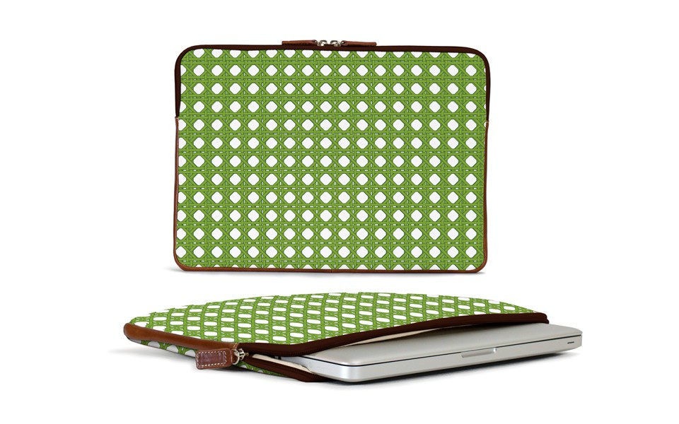 Buchanan 13'' Laptop Case - Leather Patch | Barrington Gifts