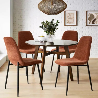 Brookelyne Upholstered Fabric Side Chair Dining Chair | Wayfair North America