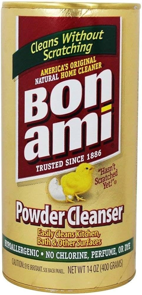 BON AMI - All Natural Powder Cleanser Kitchen & Bath - 14 oz. | Amazon (US)