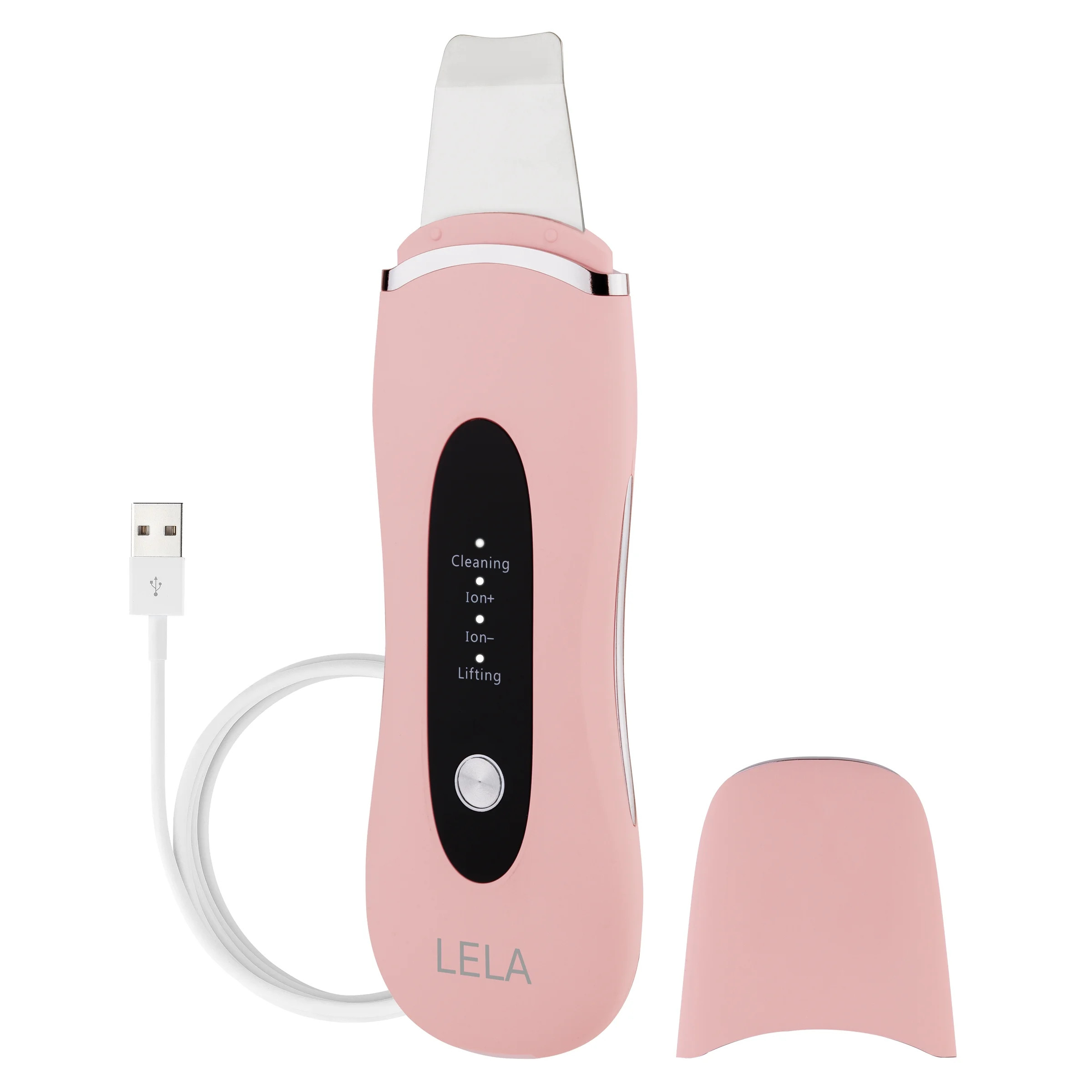 Spa Sciences LELA: 4-in-1 Ultrasonic Facial Spatula for deep cleansing, pore extraction, serum in... | Walmart (US)