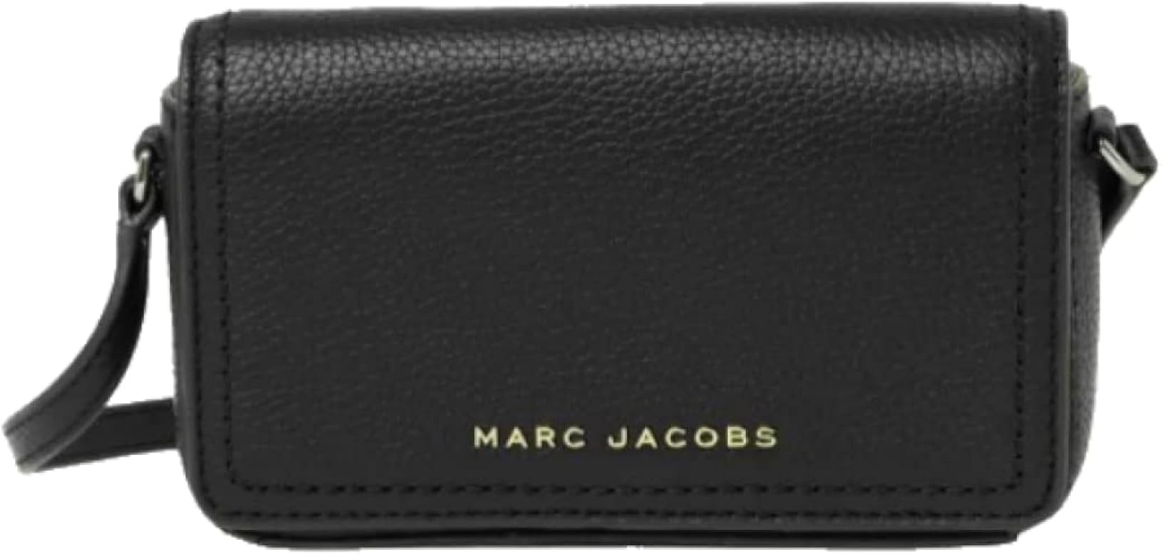 Marc Jacobs H107L01FA21 Groove Black With Gold Hardware Pebbled Leather Women's Mini Shoulder Bag... | Amazon (CA)