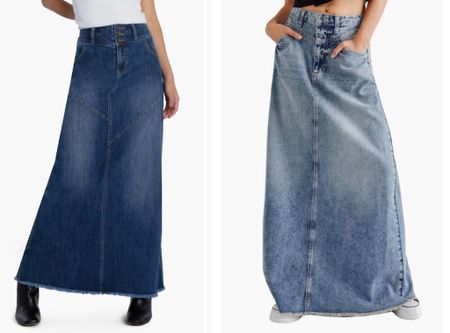 Denim maxi skirts! #trendalert #springstyle #denimtrends #denimmaxi #denimskirt #jeanskirt #maxiskirt

#LTKSeasonal #LTKstyletip #LTKunder100