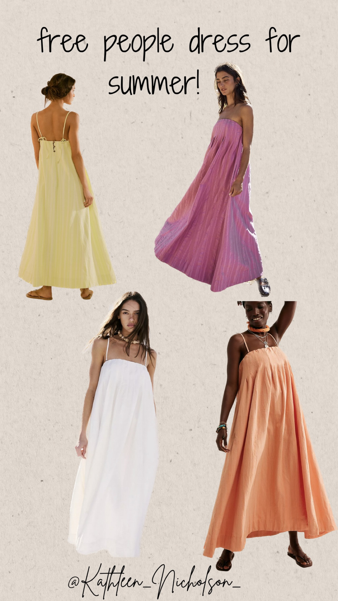 Free people dress in so many colors! 

Free people. Summertime. Bright colors. 

#LTKBeauty #LTKFindsUnder100 #LTKStyleTip