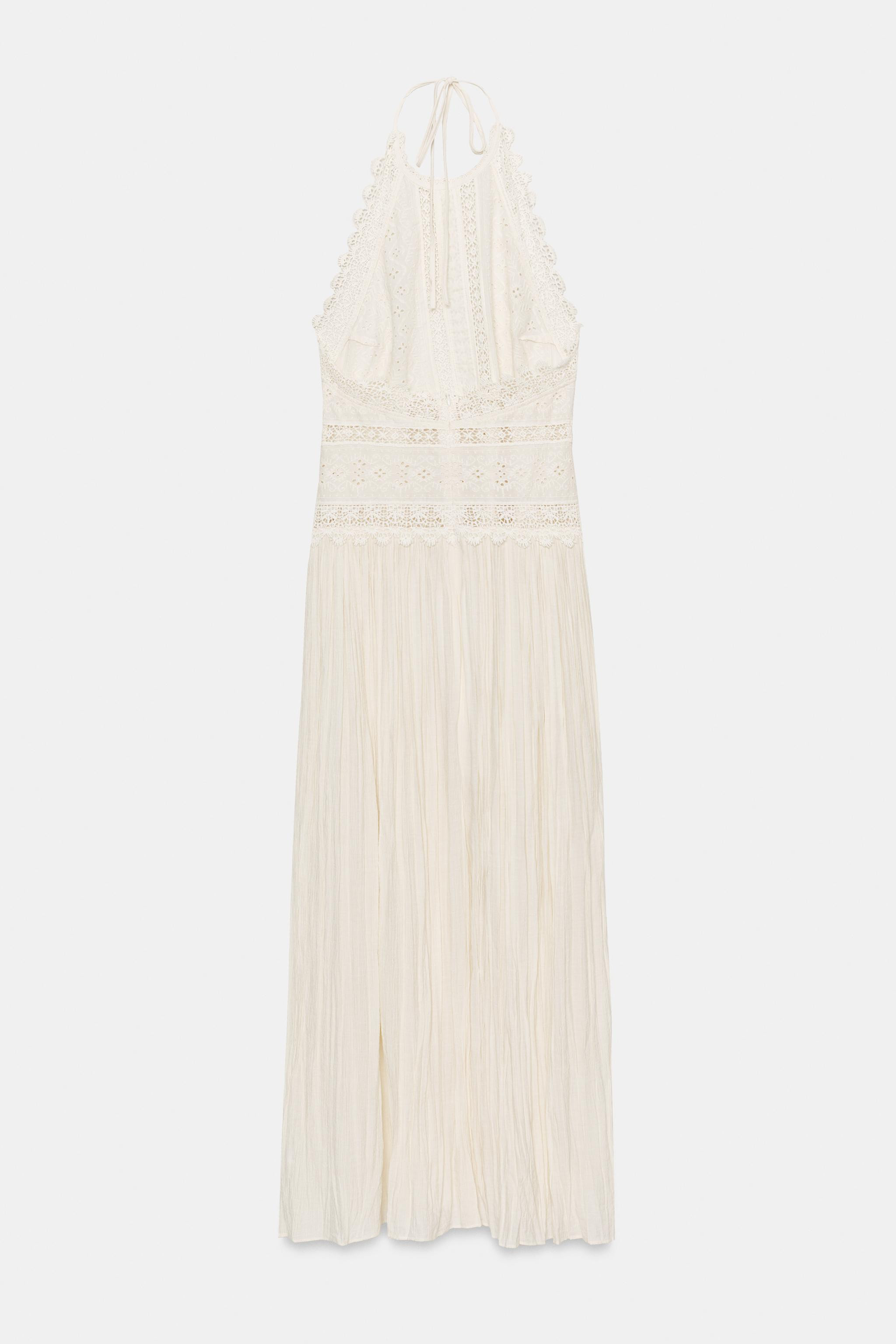 ZW COLLECTION LACE MIDI DRESS | Zara US