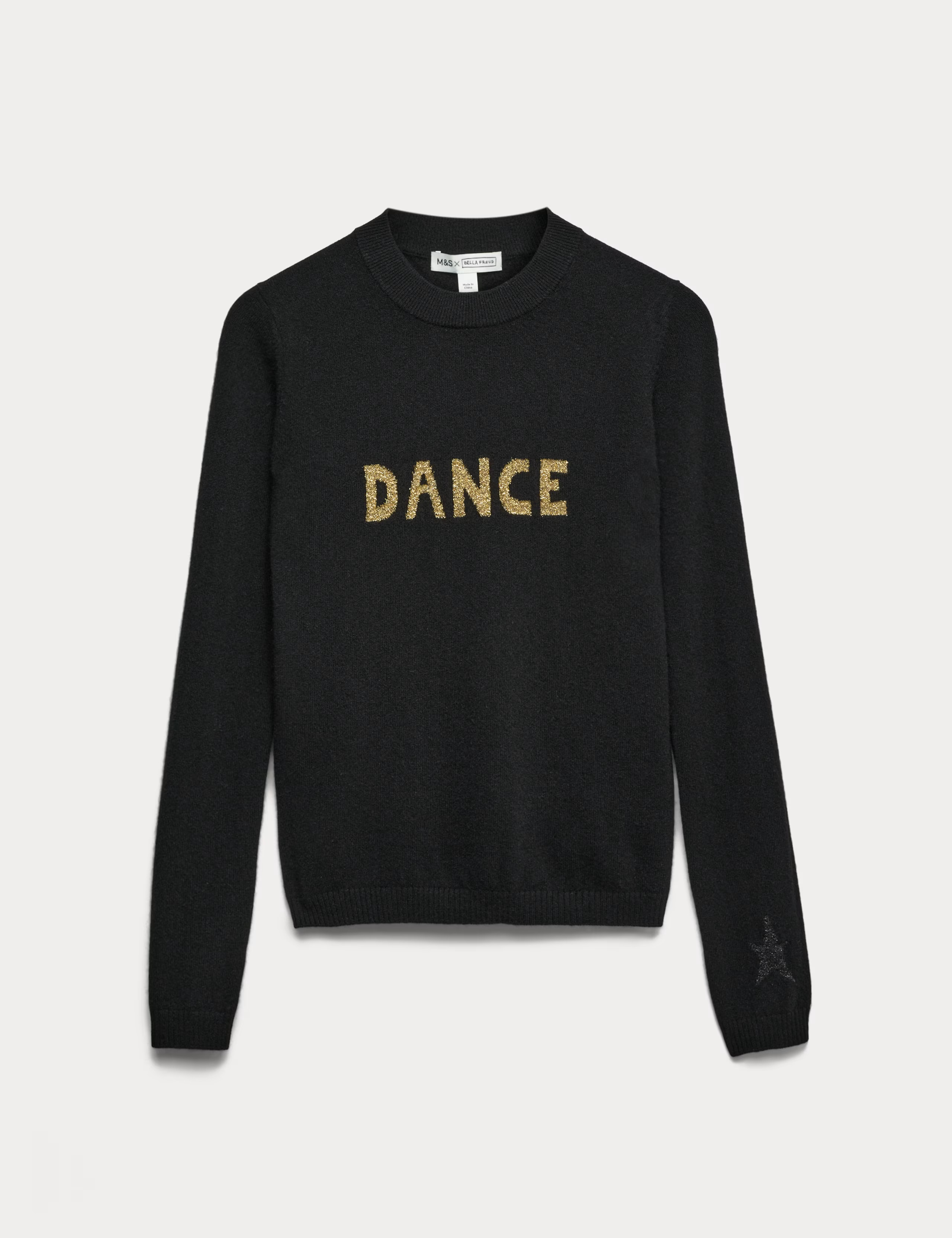 Pure Cashmere Dance Slogan Jumper | Marks & Spencer (UK)