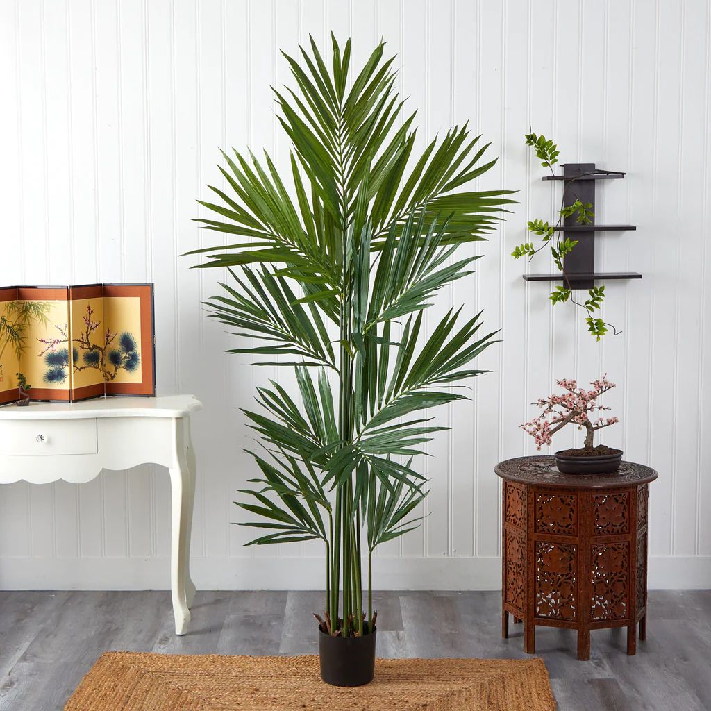 7' Artificial Kentia Palm Silk Tree Released | Nearly Natural
