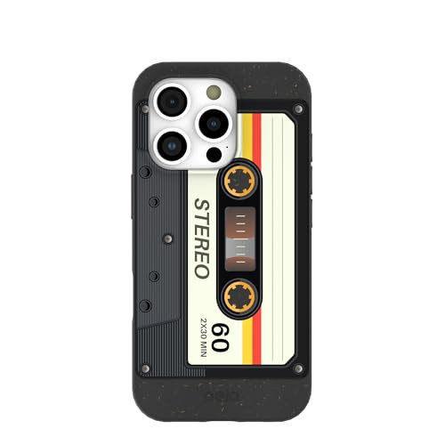 Pela | Phone Case Compatible with iPhone 16 Pro | Limited Edition | Compatible with MagSafe | Cute Eco Friendly | Cassette | Amazon (US)