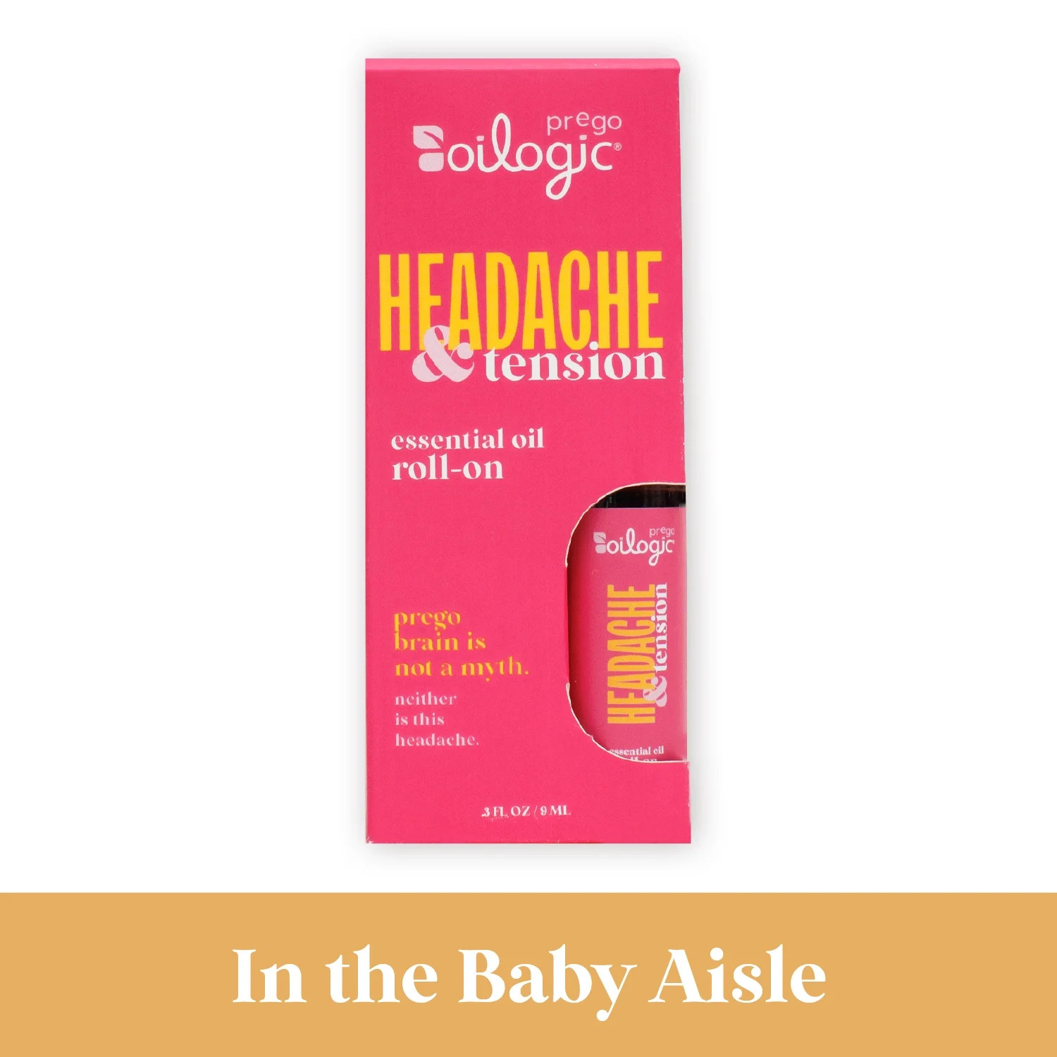 Oilogic Pregnancy Headache Essential Oil Roll-on, 9ml - Walmart.com | Walmart (US)