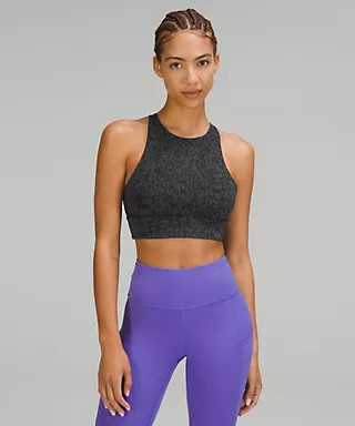 lululemon Energy High-Neck Longline Bra *Medium Support, B–D Cups | Women's Bras | lululemon | Lululemon (US)