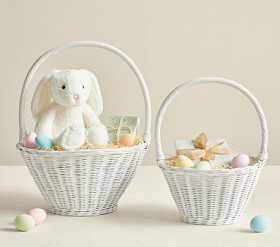 White Sabrina Easter Baskets | Pottery Barn Kids