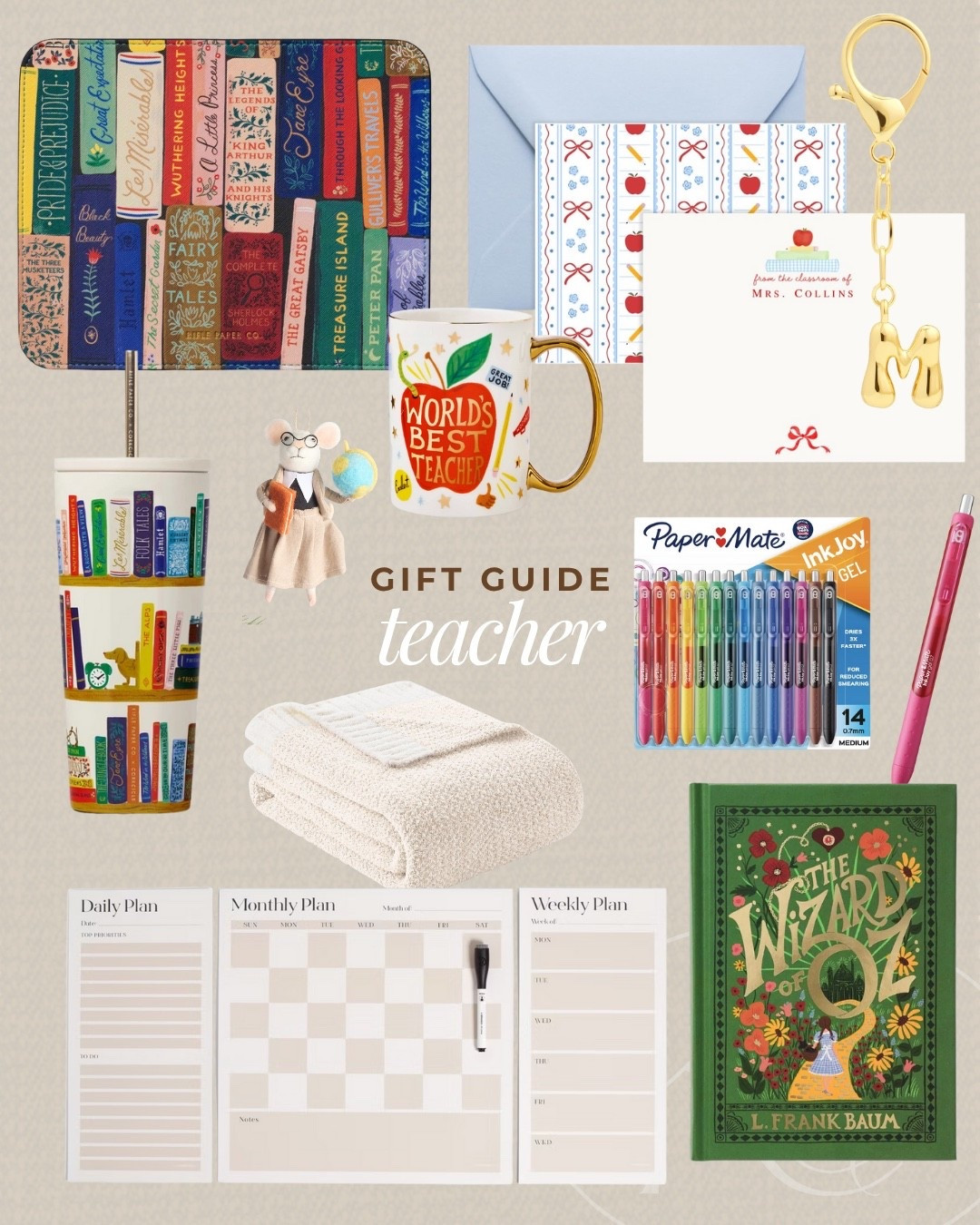 Discover cute stationery and desk supplies that make perfect gifts for teachers. From colorful pens to chic notepads and organizers, these finds add a little joy to every workday.

#LTKGiftGuide #LTKHoliday #LTKCyberWeek