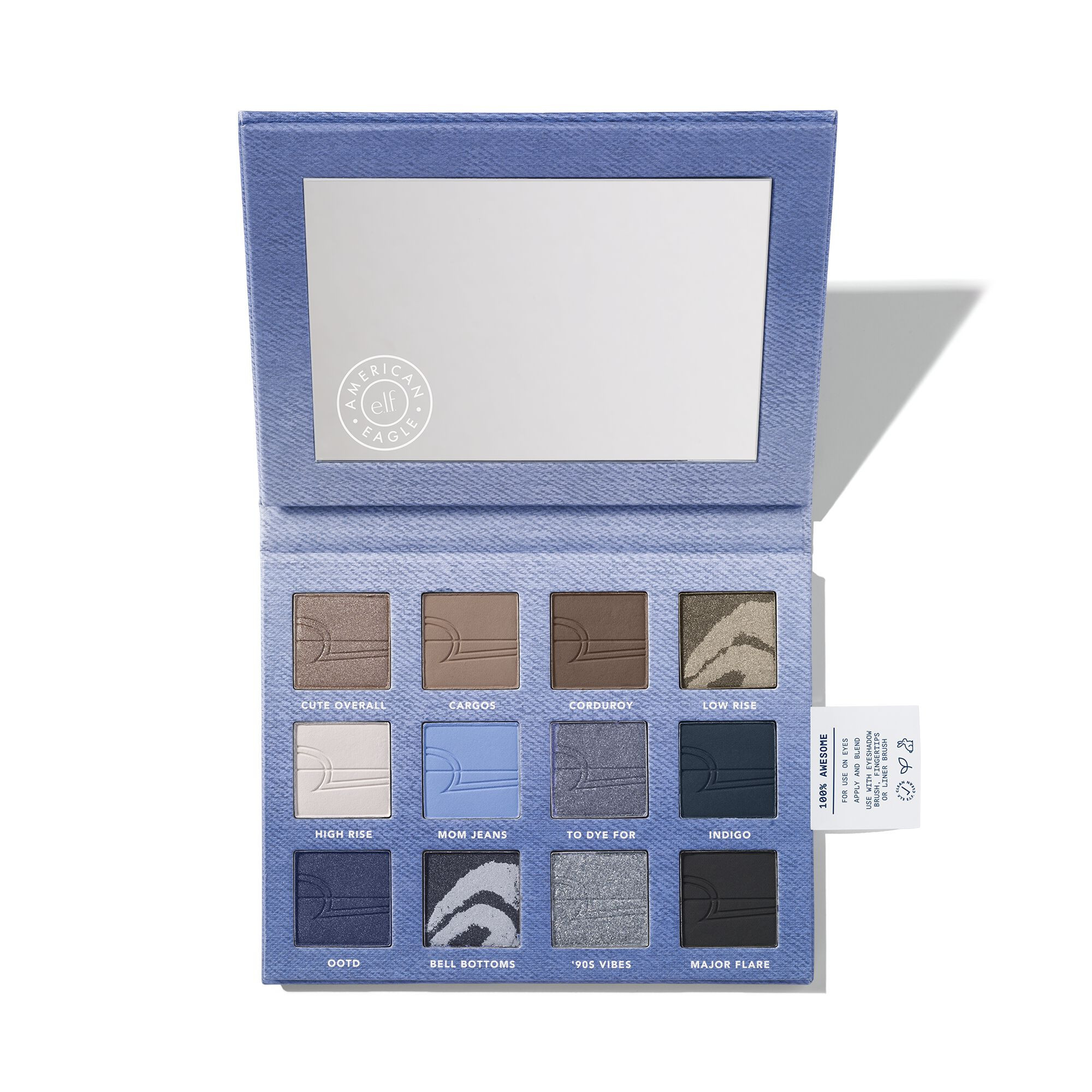 e.l.f. x American Eagle Denim Daze Eyeshadow Palette | e.l.f. cosmetics (US)