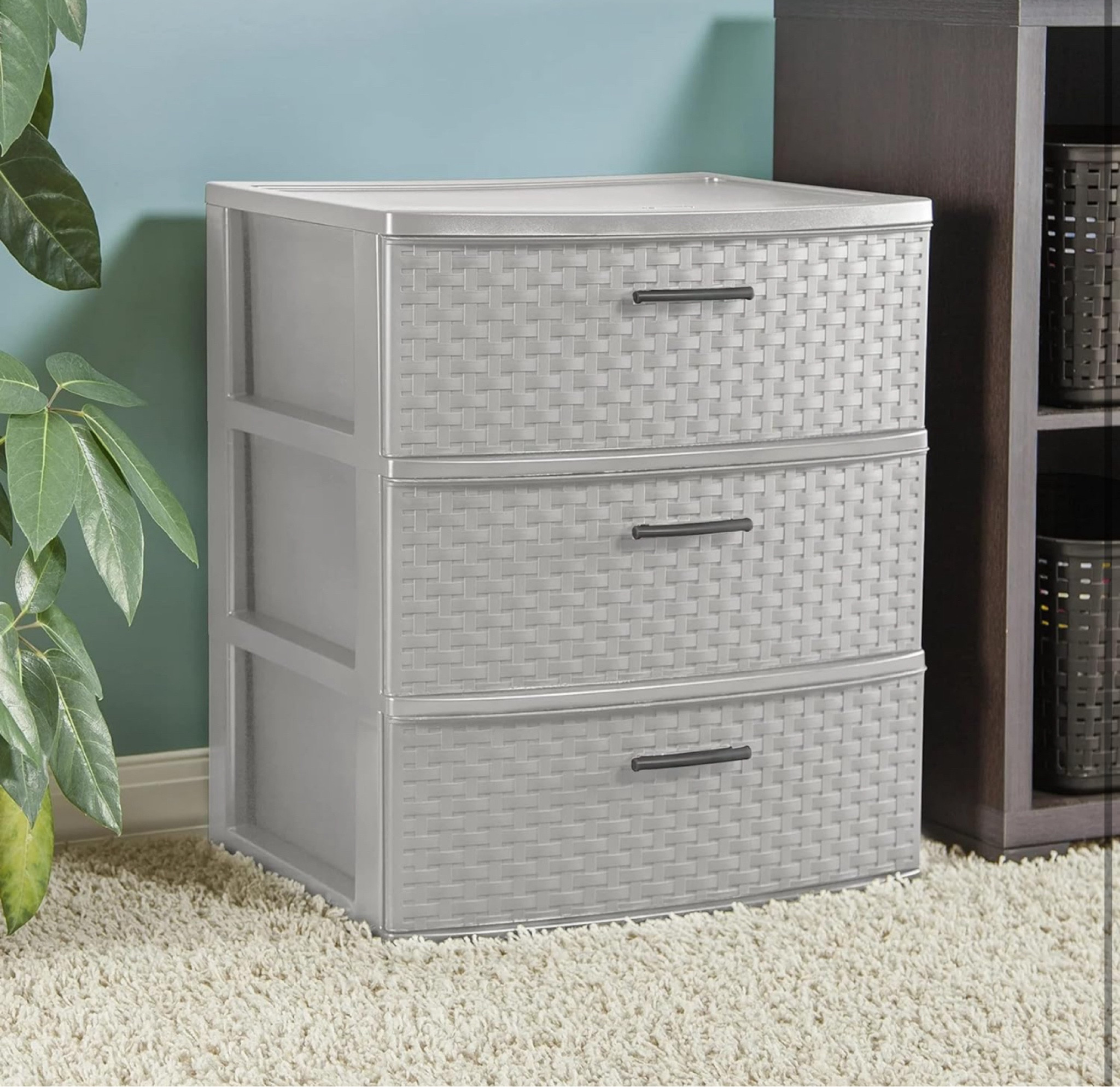 3 Drawer Wide Storage Bins/Dresser
