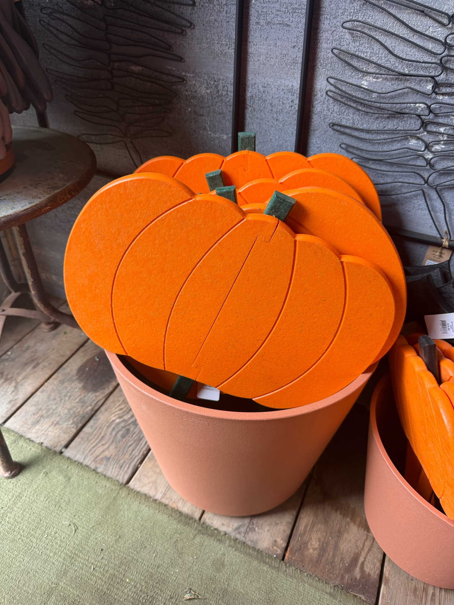 It is officially Halloween season! From now until Halloween the decorations are coming out! I love these poly pumpkin stakes that are made from decking material and will last for seasons to come.

#LTKSeasonal #LTKPetite #LTKHome