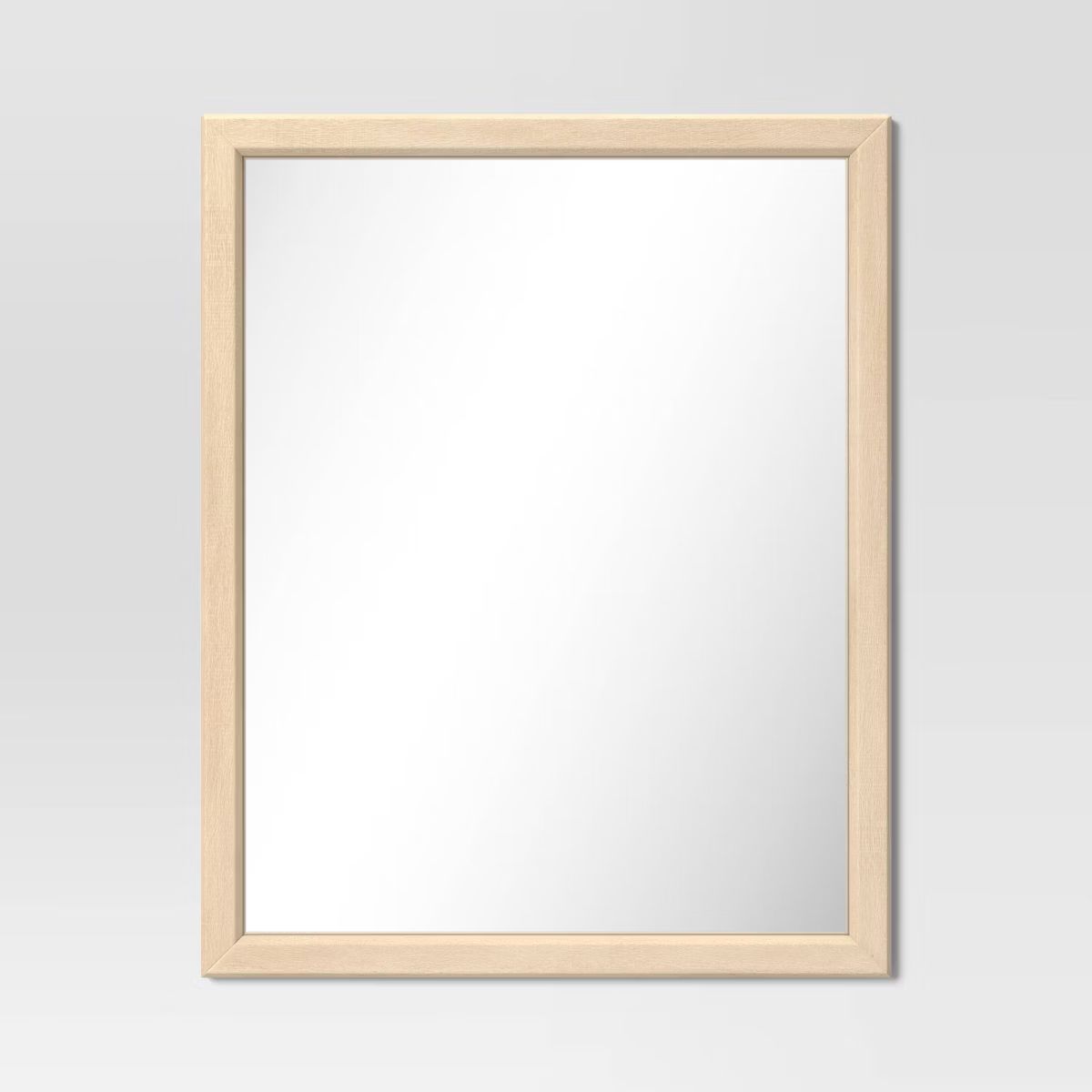 24" x 30" Framed Mirror Natural - Threshold™ | Target